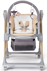 Стільчик для годування Kinderkraft Lastree Beige Wood